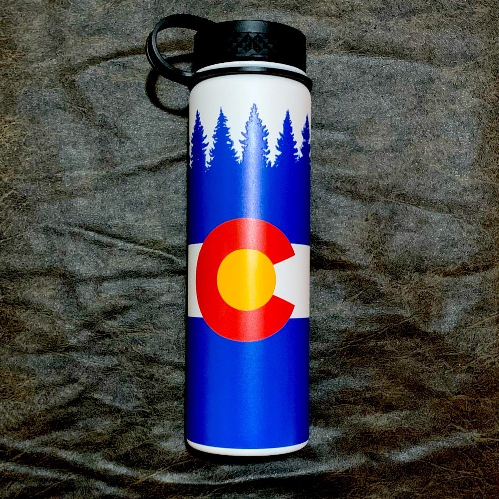 Brand New - Never Used 22oz. “Colorado” Travel Flask/Tumbler